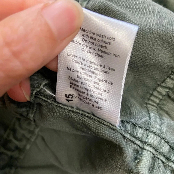 Talula  Aritzia Trooper Anorak Army Cargo lightweight hooded jacket Sz Xs - Picture 10 of 14